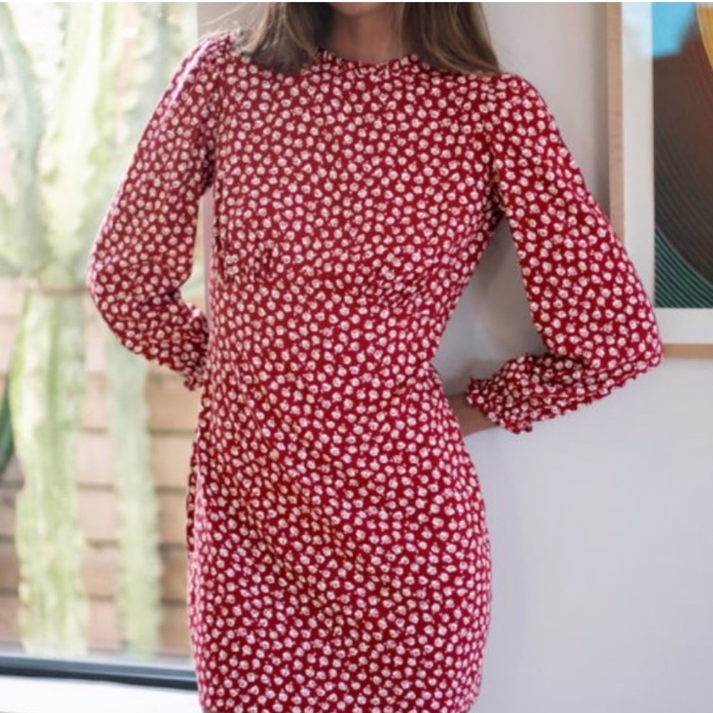 Reformation Leora Dress in Kendie Floral Print